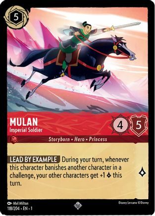 Mulan - Imperial Soldier Card Front