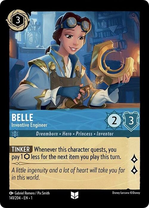 Belle - Inventive Engineer Card Front