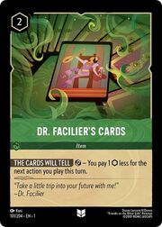 Dr. Facilier's Cards