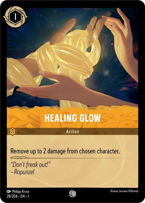 Healing Glow Card Front