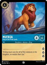 Mufasa - King of the Pride Lands