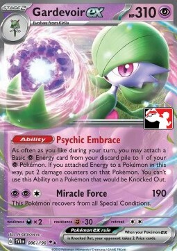 Gardevoir ex Card Front