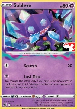 Sableye Card Front