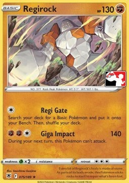 Regirock Card Front