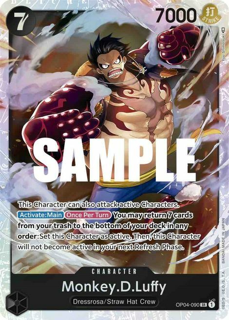 Monkey.D.Luffy Card Front