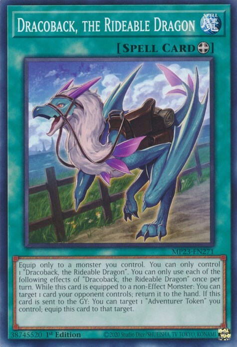 Dracoback, the Rideable Dragon Card Front