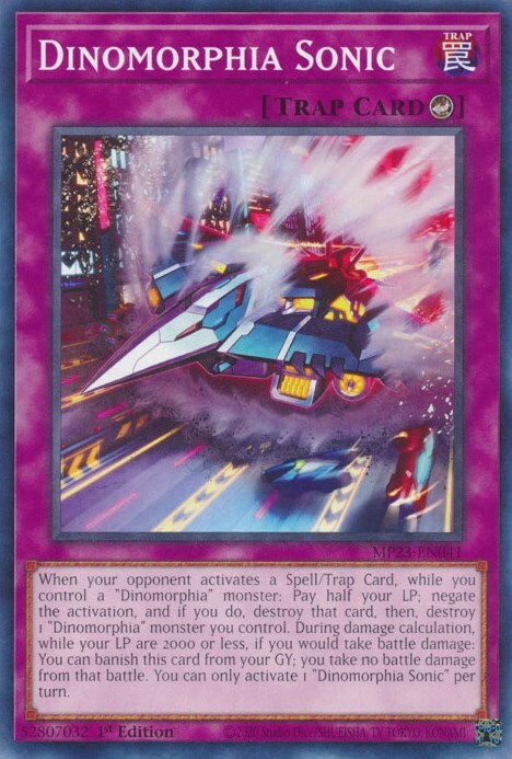 Dinomorphia Sonic Card Front