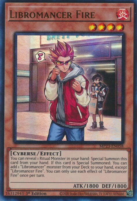 Libromancer Fire Card Front