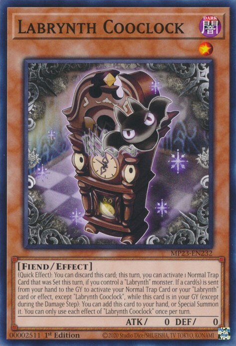 Labrynth Cooclock Card Front