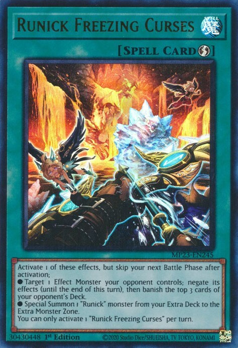 Runick Freezing Curses Card Front