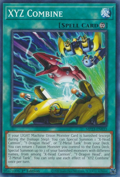 XYZ Combine Card Front