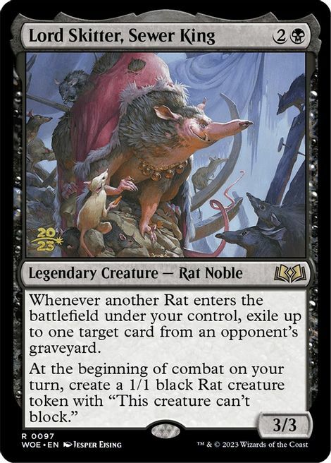 Lord Skitter, Sewer King Card Front