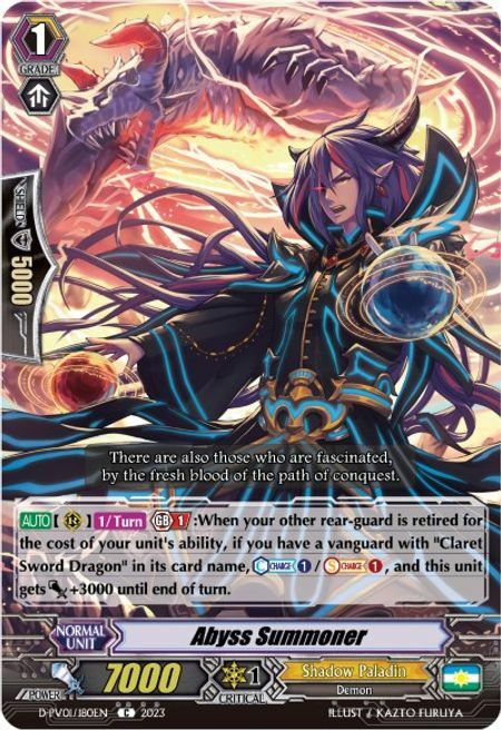 Abyss Summoner Card Front