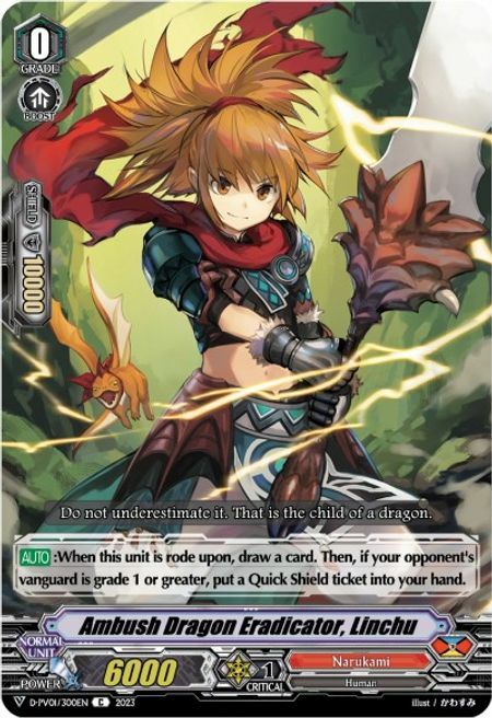 Ambush Dragon Eradicator, Linchu Card Front