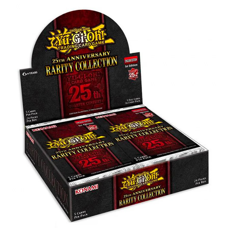 Box di buste di 25th Anniversary Rarity Collection