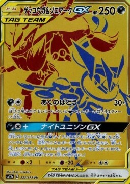 Greninja & Zoroark GX Card Front