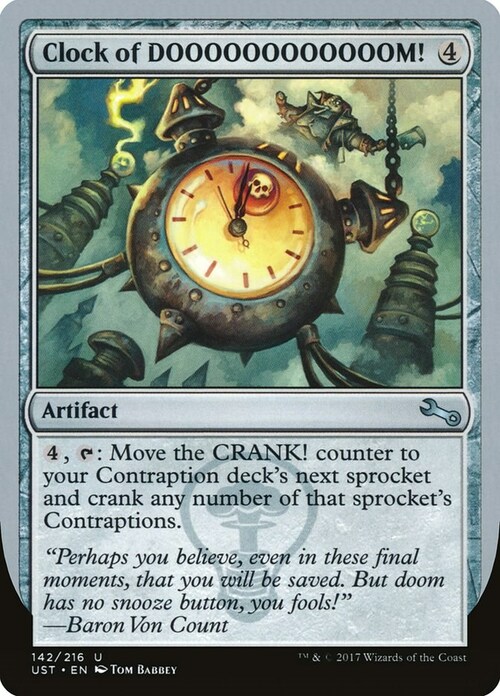 Clock of DOOOOOOOOOOOOM! Card Front