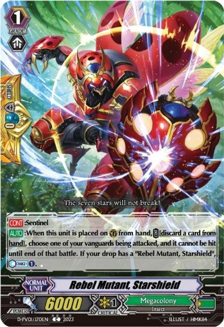 Rebel Mutant, Starshield Card Front