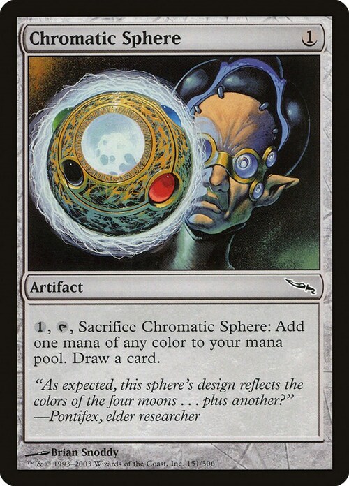 Chromatic Sphere Card Front