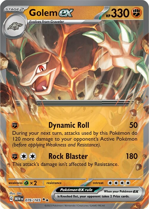 Golem ex Card Front