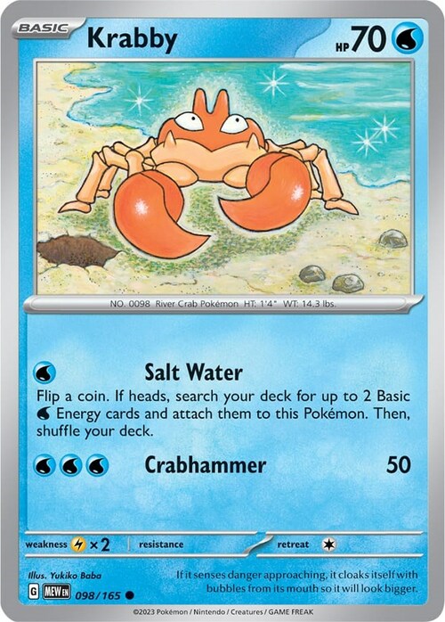 Krabby Card Front