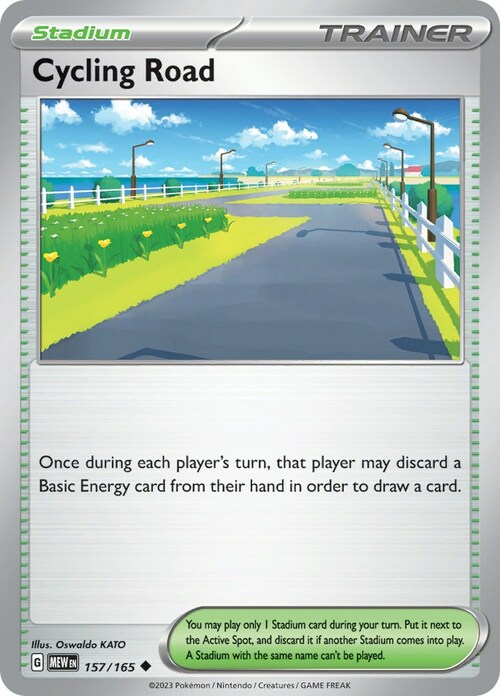 Cycling Road Card Front