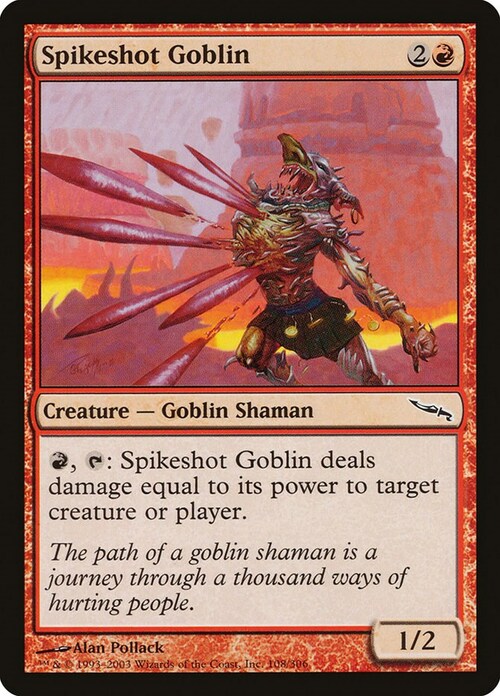 Spikeshot Goblin Card Front