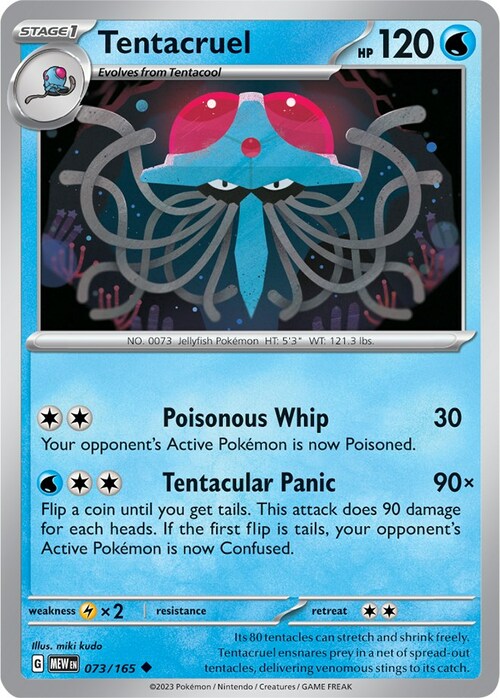 Tentacruel Card Front