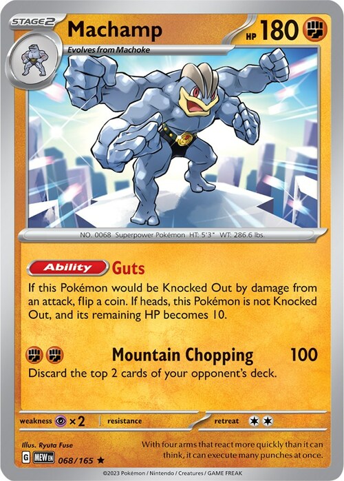 Machamp Card Front