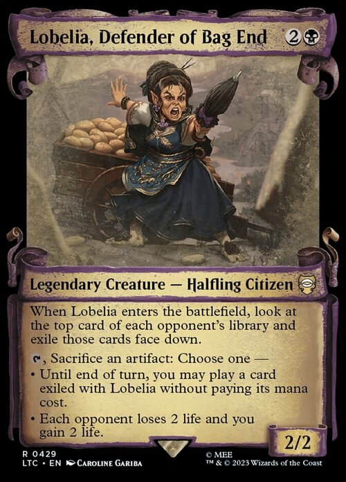 Lobelia, Defender of Bag End Card Front