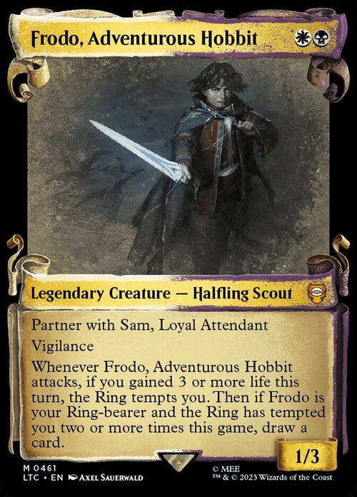 Frodo, Adventurous Hobbit Card Front