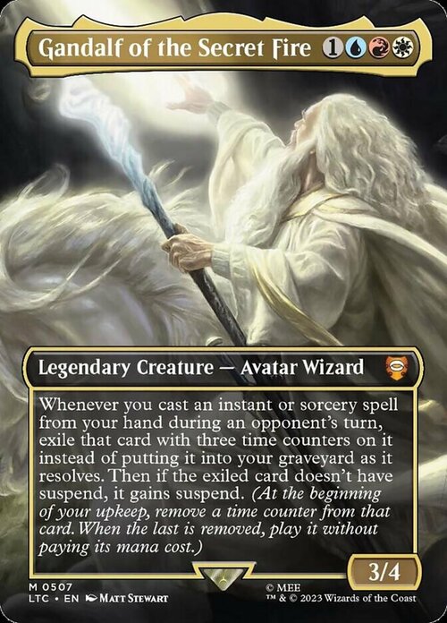 Gandalf of the Secret Fire Card Front