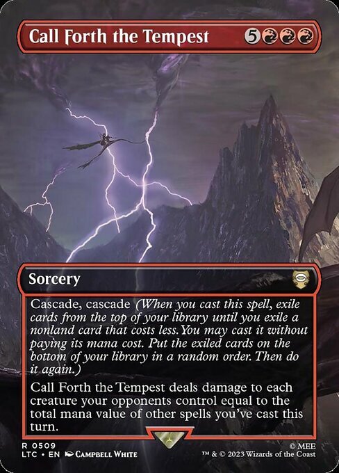 Call Forth the Tempest Card Front