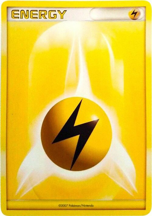 Lightning Energy Card Front