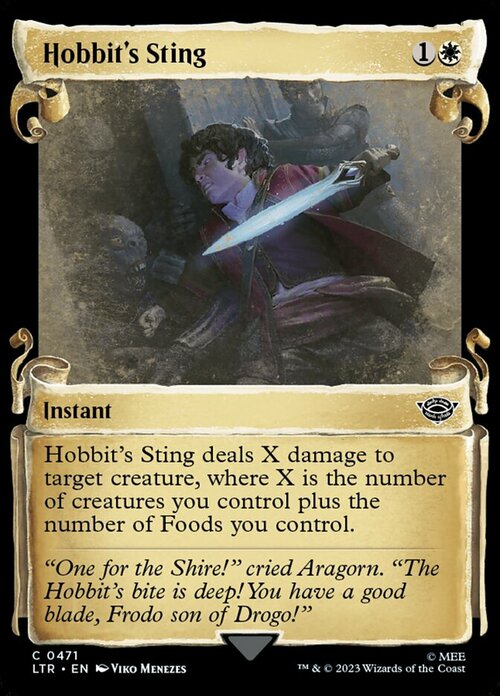 Hobbit's Sting Card Front