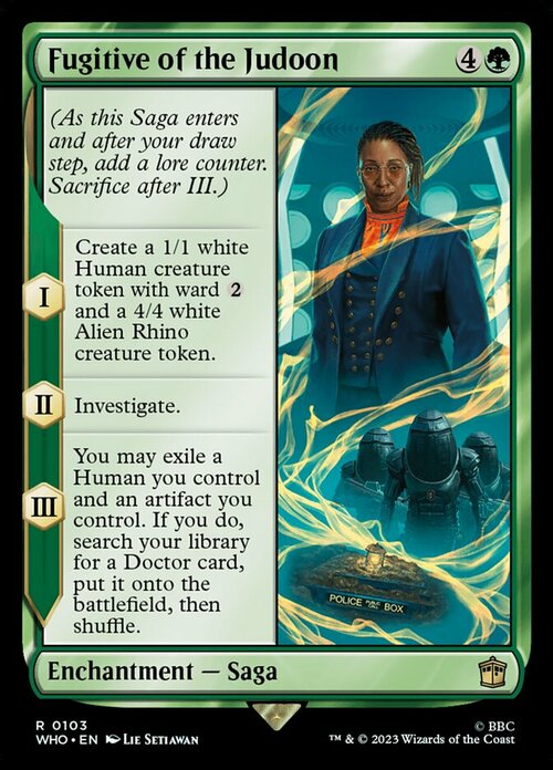 Fugitive of the Judoon Card Front