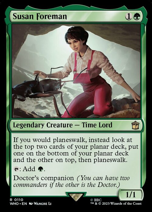 Susan Foreman Card Front