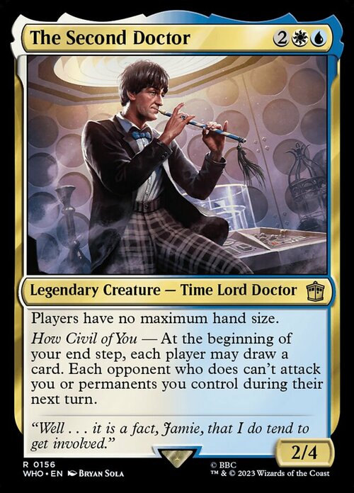 The Second Doctor Card Front