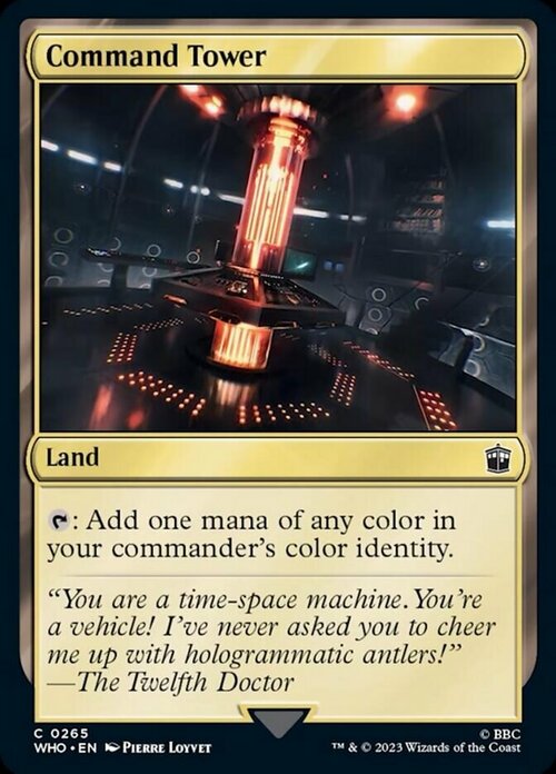 Command Tower Card Front