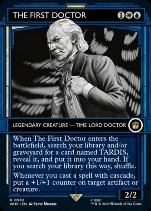 The First Doctor Card Front