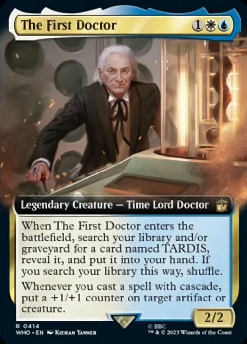 The First Doctor Card Front