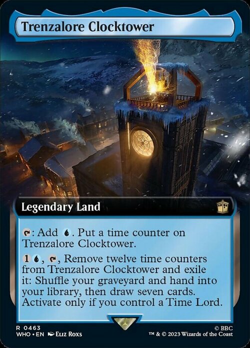 Trenzalore Clocktower Card Front