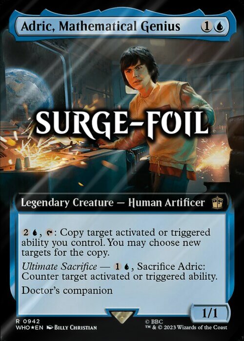 Adric, Mathematical Genius Card Front