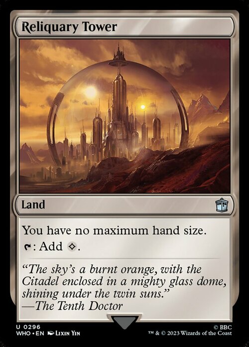 Reliquary Tower Card Front