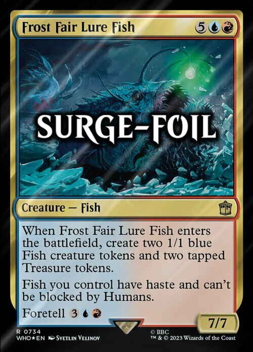 Frost Fair Lure Fish Card Front