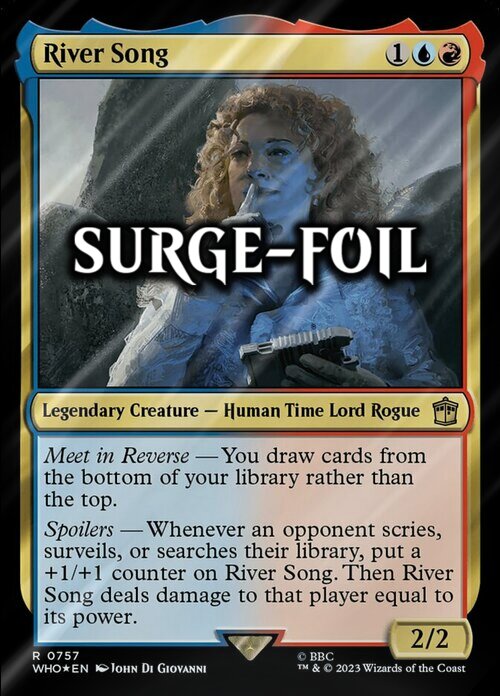 River Song Card Front