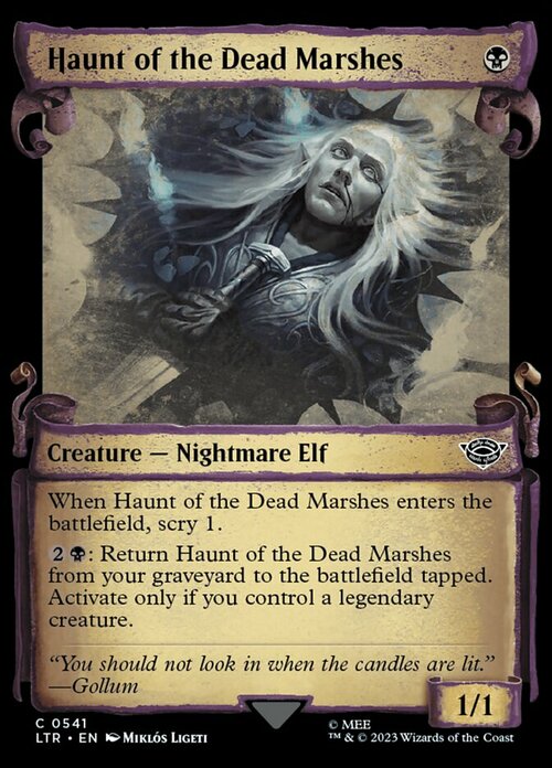 Haunt of the Dead Marshes Card Front