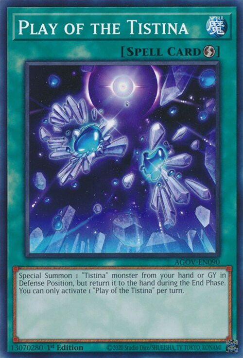 Play of the Tistina Card Front