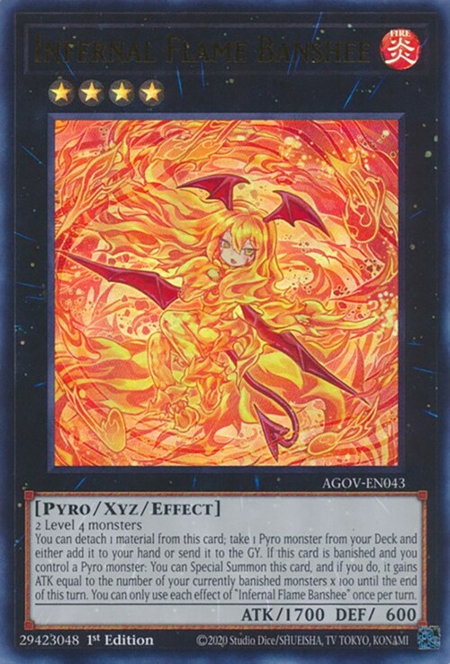 Infernal Flame Banshee Card Front