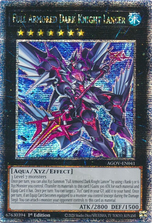 Full Armored Dark Knight Lancer Card Front